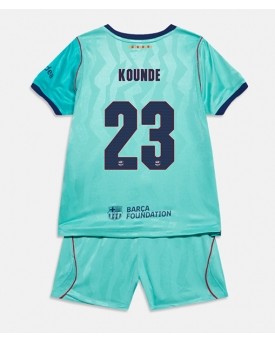 Billige Fotballdrakt Barcelona Jules Kounde #23 Replika Tredjedraktsett Barn 2026-27 Kortermet (med bukser)